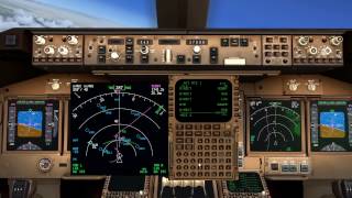 FMS CDU Exercises Part 1 PMDG B747 400 [upl. by Dominga]