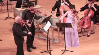 Telemann Concerto for Three Violins in F AllegroLargoVivace [upl. by Kohcztiy]