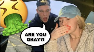 Getting CAR SICK Prank On BOYFRIEND [upl. by Marge]