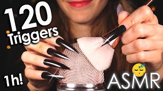 ASMR 120 Best Triggers For Sleep amp Deep Relaxation 😴 1Hr No Talking [upl. by Irual]