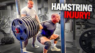 700 lbs x 7 Squats Hamstring Tear [upl. by Elletsyrc]