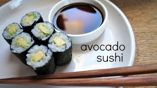 How to Make Avocado Sushi [upl. by Rica476]