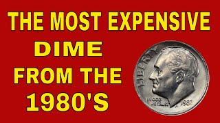 The most valuable dime from the 1980s in circulation Rare dimes worth money  coins to look for [upl. by Olag]