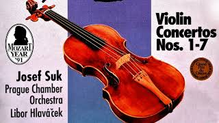 Mozart  The Violin Concertos n°1234567  Presentation Centurys recording  Josef Suk [upl. by Ademordna]