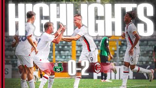 Primavera Highlights  Sassuolo 02 AC Milan  Matchday 3 [upl. by Arrakat235]