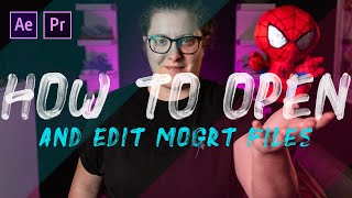 HOW TO OPEN amp EDIT MOTION GRAPHICS TEMPLATES [upl. by Azmuh531]