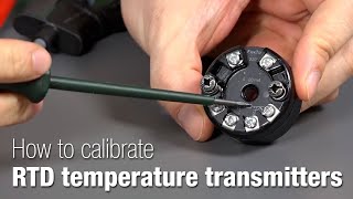 How to calibrate RTD temperature transmitters  Beamex [upl. by Notsreik]