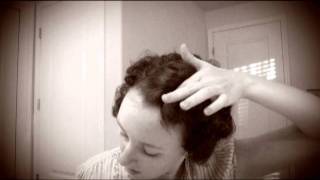 1920s Flapper Hairstyle Tutorial [upl. by Ednyl7]