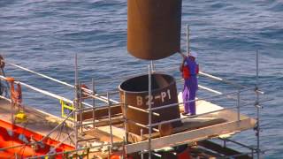 Offshore Platform Installation Jacket Installation and Topside Installation [upl. by Acalia]