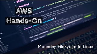 Mount Linux FileSystem PermanentlyFstab [upl. by Adnorat]