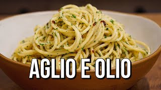 Spaghetti Aglio E Olio  Garlic And Oil Pasta Recipe [upl. by Ditzel]