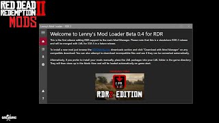 How to install Lennys Mod Loader 2023 RDR2 MODS [upl. by Melinde719]