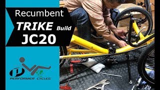 Recumbent Trike Build  Performer JC20 Basic Assembly [upl. by Jopa]