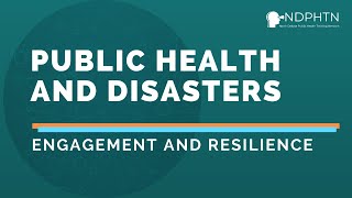 L024 Public Health and Disasters [upl. by Tena594]