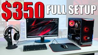 350 FULL PC Gaming Setup and How To Upgrade It Over Time [upl. by Arimahs78]