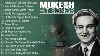 The Melodious  Mukesh Hit Song  Old Bollywood Hits  Mukesh Special  JUKEBOX [upl. by Shyamal]