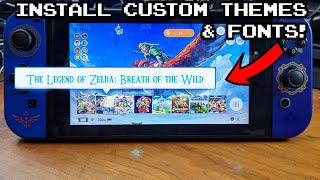 Custom Themes Nintendo Switch TUTORIAL [upl. by Hoisch]