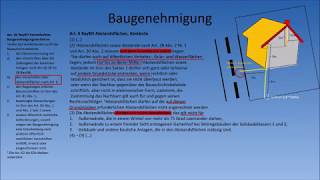 Baurecht BayBO  Baugenehmigung 3 Genehmigungsfähigkeit Stand 2019 [upl. by Deina]