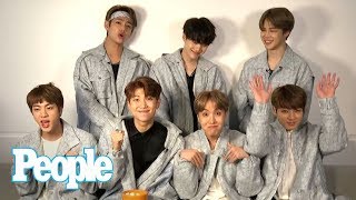 BTS Reveal Whos the Most Romantic Messiest amp More  PEOPLE [upl. by Ynafets]