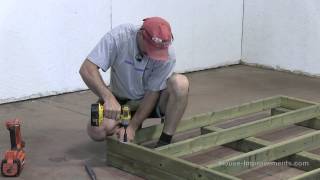 How To Build A Shed  Part 1 Building The Floor [upl. by Rramahs]