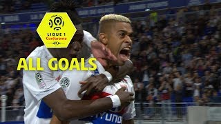 All Mariano Diaz Goals  season 201718  Ligue 1 Conforama [upl. by Nehgem962]