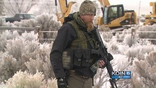 Idaho Three Percenters show up at Malheur Refuge [upl. by Ania30]