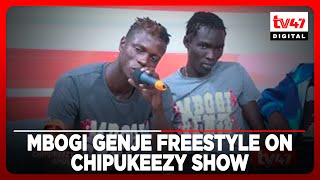 Mbogi Genje Freestyle on Chipukeezy Show [upl. by Atteuqehs]