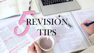 5 REVISION TIPS  study smarter [upl. by Siurad480]