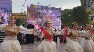 Albanian traditional dance 2019 [upl. by Anaeirb]