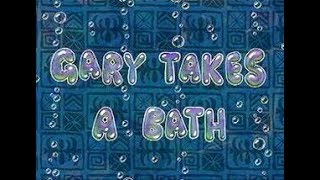 Spongebob Gary Takes A Bath Live Action Full Episode [upl. by Adnuahsor]