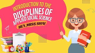 The Introduction to Disciplines and Ideas in the Applied Social Sciences [upl. by Aehcim331]