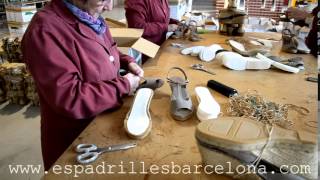 MAKING ESPADRILLES Espadrilles Barcelona [upl. by Derf44]