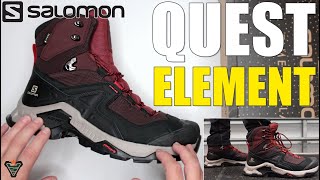 Salomon Quest Element GTX Review BRAND NEW Salomon Hiking Boots Review [upl. by Oileduab]