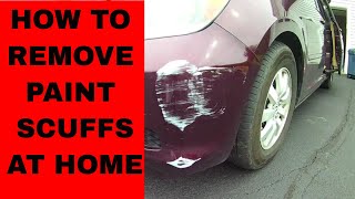 How to Remove Paint Scuff from a Car or Paint Transfer Removal [upl. by Septima831]