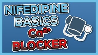 Nifedipine Adalat Nursing Drug Card Simplified  Pharmacology [upl. by Adnamahs]