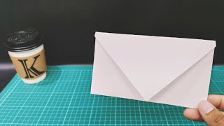 Ａ4簡易紙摺信封 How to make a paper envelope Оригами для письма из листа [upl. by Glanti399]