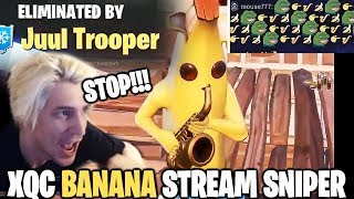 xQc Stream Sniped by Banana Saxophone Compilation ft Juul Trooper [upl. by Bork]