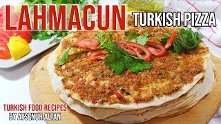 Lahmacun Recipe  How To Make Lahmacun In A Pan Without Oven [upl. by Gunzburg]