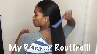 My at home Relaxer Routine [upl. by Sefton]