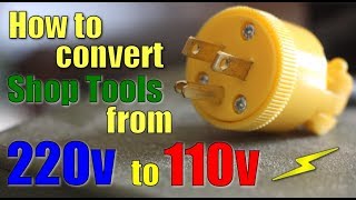 Shop Work How to convert 220v to 110v [upl. by Toms]