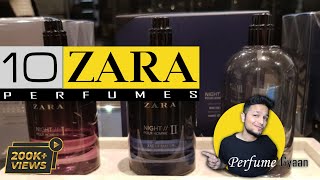 Top 10 Best Zara Perfumes In My Collection 👍 हिंदी में Best Designer Clones  Zara Perfume Dupes [upl. by Attenrad]