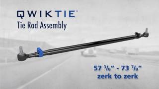 QWIKTIE™ Tie Rod Assembly by STEMCO [upl. by Ravens]