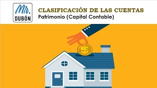 Clasificación de las cuentas Patrimonio Capital contable [upl. by Nnyltak]