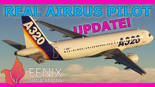 Fenix Simulations A320 CPDLC amp Liveries With a Real Airbus Pilot [upl. by Oicor]