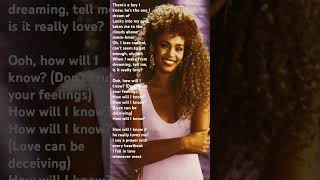 Whitney Houston  how will I know [upl. by Gerger438]