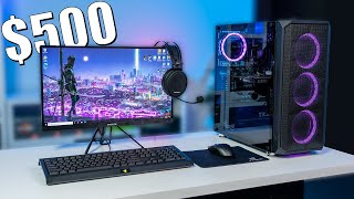 500 FULL PC Gaming Setup Guide With Upgrade Options [upl. by Mayhew]