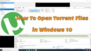 How To Open Torrent Files in Windows 10 [upl. by Elle705]