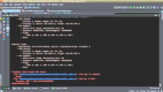 Python Network Packet Sniffer Tutorial  7  Running the Program [upl. by Aruol]