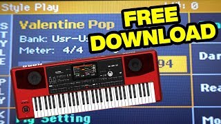 FREE KORG STYLE DOWNLOAD  PA700 PA1000 PA4X [upl. by Jeffers755]