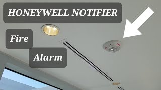 Honeywell Notifier FIRE ALARM and automated announcement [upl. by Galina803]